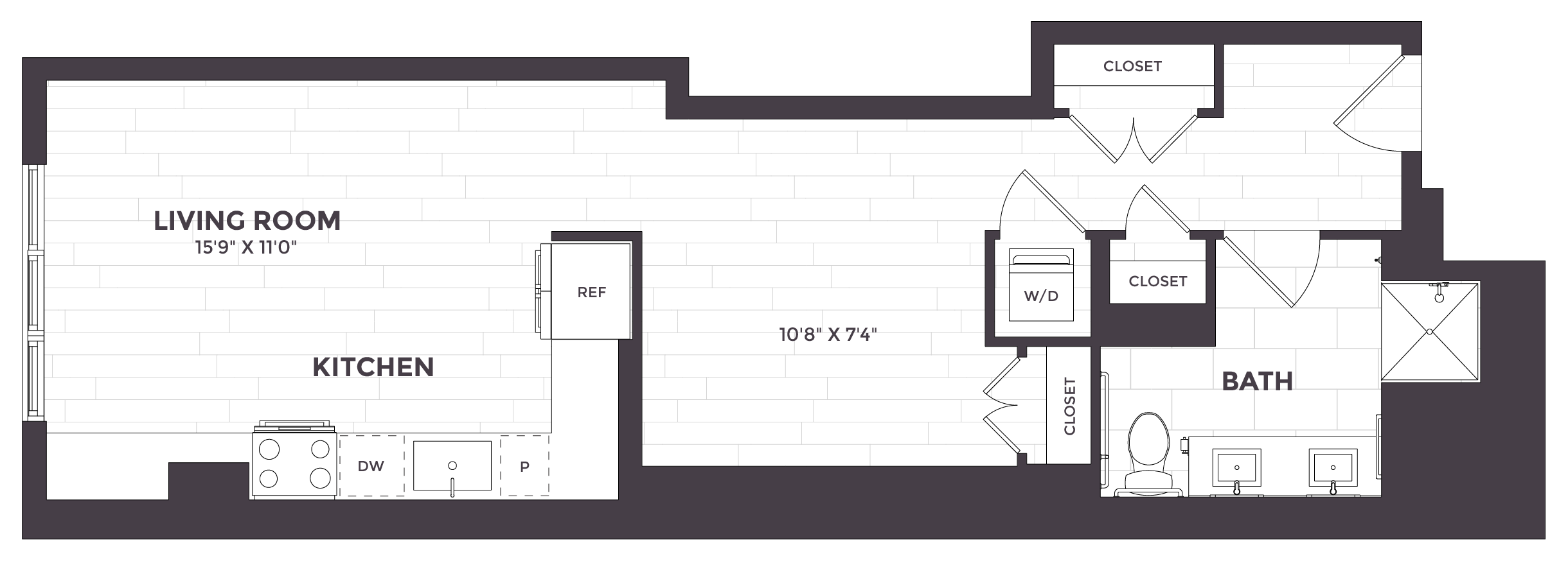Floor Plan Image of Apartment Apt 0505